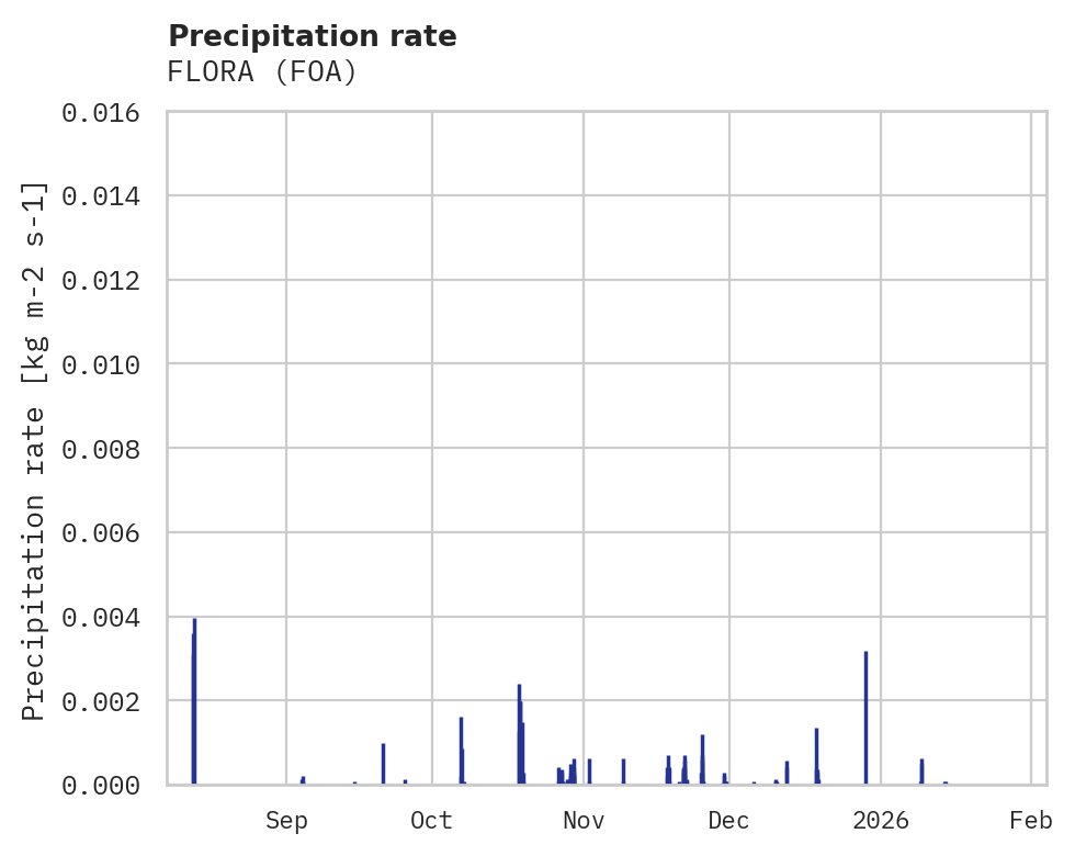 Precipitation obs for FLORA
